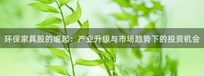 杏耀平台代理登录网址查询：环保家具股的崛起：产业升级与市场趋